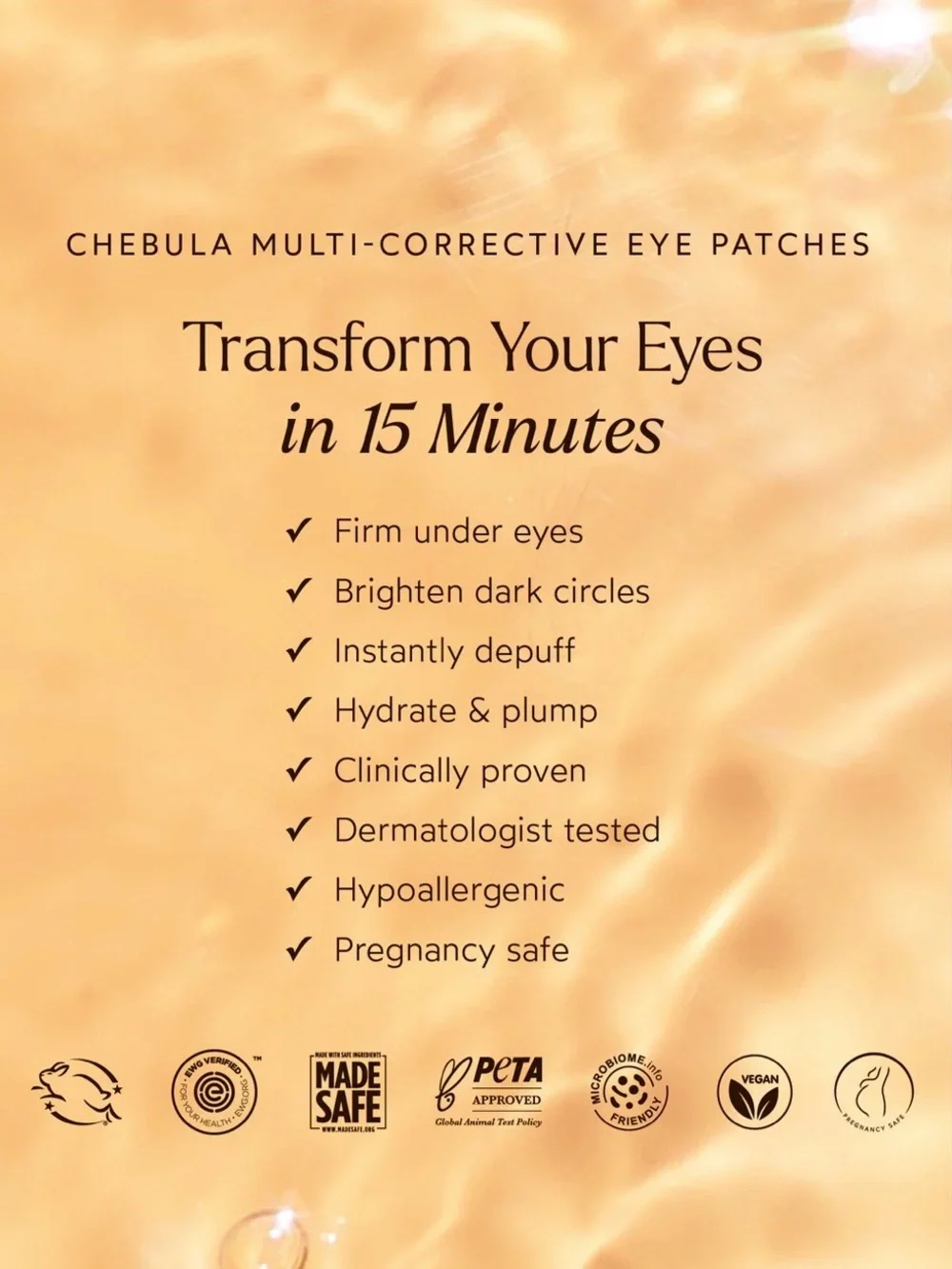 True Botanicals Chebula Multi-Corrective Eye Patches
